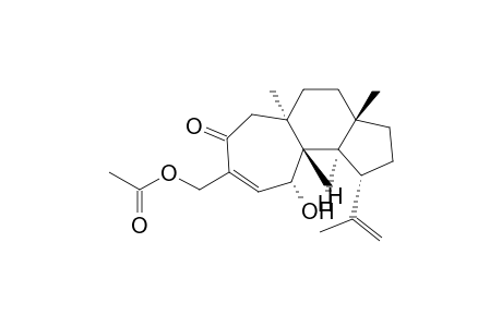 Cyclohept[e]inden-7(1H)-one, 8-[(acetyloxy)methyl]-2,3,3a,4,5,5a,6,10,10a,10b-decahydro-10-hydroxy-3a,5a-dimethyl-1-(1-methylethenyl)-, (1.alpha.,3a.beta.,5a.alpha.,10.alpha.,10a.beta.,10b.alpha.)-(+)-