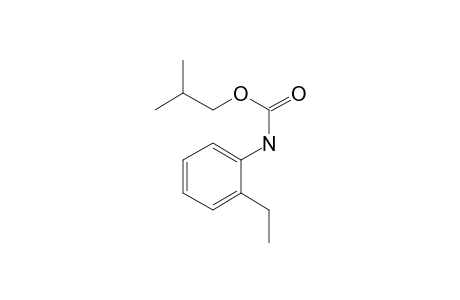 Carbonic acid, monoamide, N-(2-ethylphenyl)-, 2-methylpropyl ester