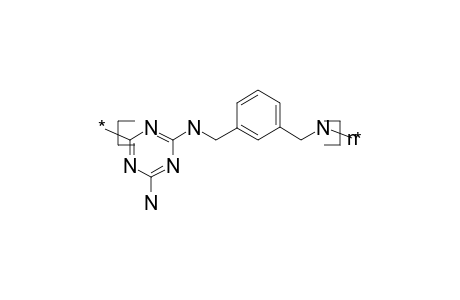 Poly[6-amino-2,4-(m-xylylenediamino)-s-triazine]