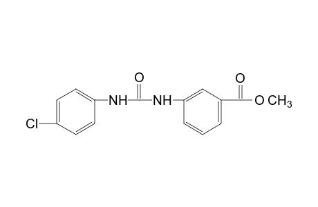 m-[3-(p-chlorophenyl)ureido]benzoic acid, methyl ester