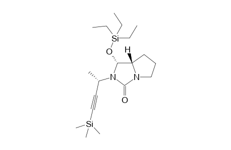 (1R,7aS)-1-((Triethylsilyl)oxy)-2-((S)-4-(trimethylsilyl)but-3-yn-2-yl)tetrahydro-1H-pyrrolo[1,2-c]imidazol-3(2H)-one