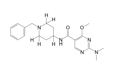 N-(1-benzyl-4-piperidyl)-2-(dimethylamino)-4-methoxy-5-pyrimidinecarboxamide