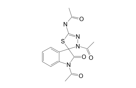 1',3-DIACETYL-5-ACETLAMINO-2,2',3,3'-TETRAHYDRO-1,3,4-THIADIAZOL-2-SPIRO-3'-INDOL-2'-ONE