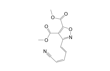 Dimethyl 3-[(1E,3Z)-4-cyano-1,3-butadienyl]-4,5-isoxazoledicarboxylate
