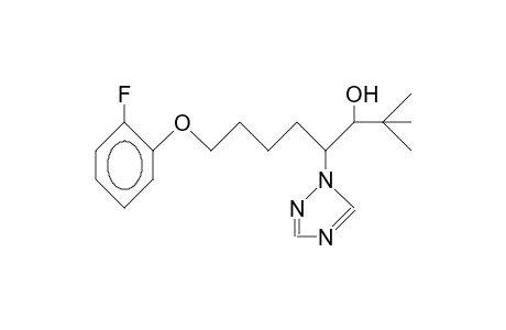 2,2-Dimethyl-8-(2-fluoro-phenyl)-4-(1,2,4-triazolyl)-3-octanol