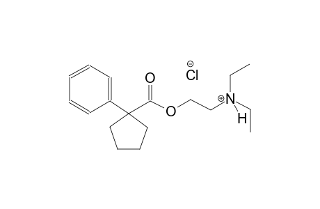 1-phenylcyclopentanecarboxylic acid, 2-(diethylamino)ethyl ester, hydrochloride