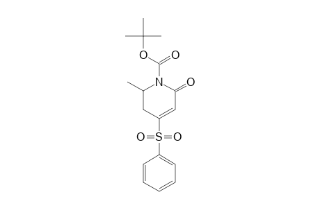 1-(Tert-butoxycarbonyl)-6-methyl-4-(phenylsulfonyl)-1,2,5,6-tetrahydro-2-pyridinone