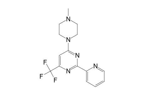 4-(4-METHYL-1-PIPERAZINYL)-2-(2-PYRIDYL)-6-(TRIFLUOROMETHYL)PYRIMIDINE