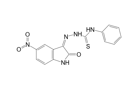 5-Nitro-1H-indole-2,3-dione-3-N-phenylthiosemicarbazone