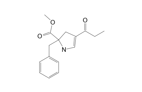 METHYL-2-BENZYL-4-PROPIONYL-2,3-DIHYDRO-1H-PYRROLE-2-CARBOXYLATE