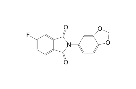 2-(1,3-benzodioxol-5-yl)-5-fluoro-1H-isoindole-1,3(2H)-dione