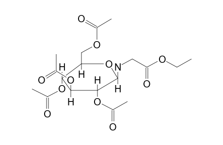 N-(2,3,4,6-Tetra-o-acetyl-.beta.-D-glucopyranosyl)-glycine, ethyl ester