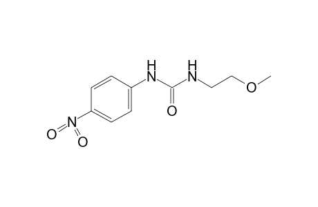 1-(2-methoxyethyl)-3-(p-nitrophenyl)urea