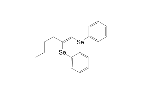1,1'-[(1Z)-Hex-1-ene-1,2-diylbis(seleno)]dibenzene