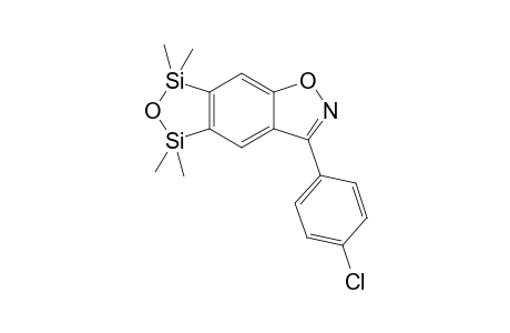 3-(4-Chlorophenyl)-5,6-oxadisilole-Fused Benzisoxazole