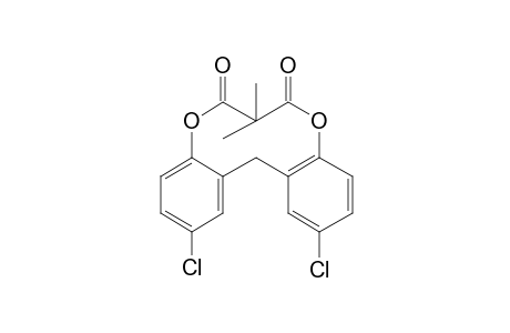 Dichlorphen, cyclic ester with dimethylmalonic acid