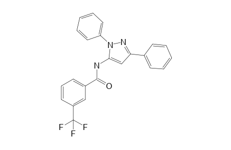 3-Trifluoromethyl-N-(1,3-diphenyl-1H-pyrazol-5-yl)benzamide