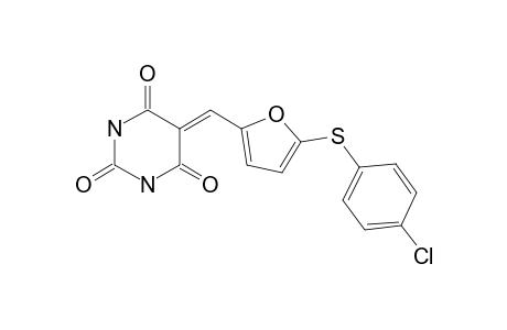 Pyrimidine-2,4,6(1H,3H,5H)-trione, 5-[5-(4-chlorophenylthio)-2-furfurylidene]-