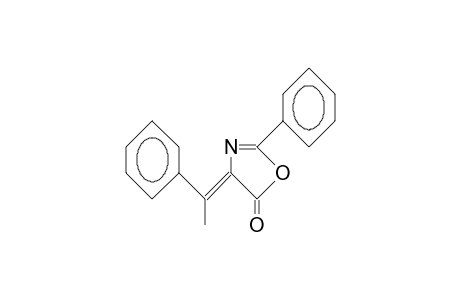cis-4-(alpha-METHYLBENZYLIDENE)-2-PHENYL-2-OXAZOLIN-5-ONE
