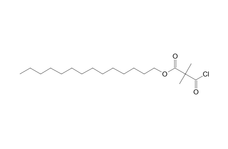 Dimethylmalonic acid, monochloride, tetradecyl ester