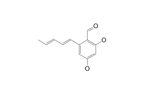 2,4-DIHYDROXY-6-[(1'E,3'E)-PENTA-1',3'-DIENYL]