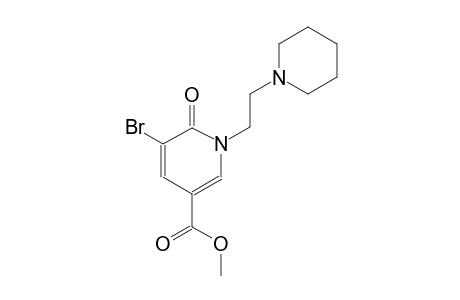 methyl 5-bromo-6-oxo-1-[2-(1-piperidinyl)ethyl]-1,6-dihydro-3-pyridinecarboxylate