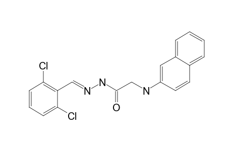 Acethydrazide, 2-(2-naphthylamino)-N2-(2,6-dichlorobenzylideno)-