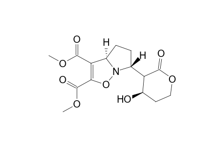 Dimethyl (3aRS,6RS)-3a,4,5,6-Tetrahydro-6-[(3RS,4RS)-tetrahydro-4-hydroxy-2-oxo-3-H-pyranyl]pyrrolo[1,2-b]isoxazole-2,3-dicarboxylate