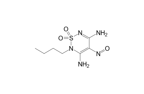 2-BUTYL-3,5-DIAMINO-4-NITROSO-2H-1,2,6-THIADIAZINE-1,1-DIOXIDE;ISOMER-A