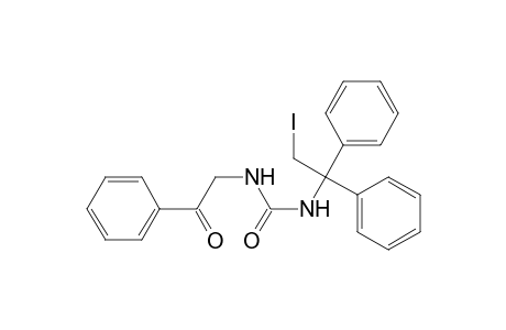 N-(2-IODO-1,1-DIPHENYLETHYL)-N'-PHENACYLUREA