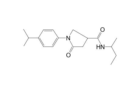 1-(4-Isopropyl-phenyl)-5-oxo-pyrrolidine-3-carboxylic acid sec-butylamide