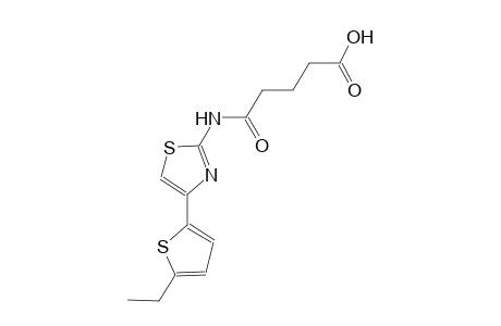 5-{[4-(5-ethyl-2-thienyl)-1,3-thiazol-2-yl]amino}-5-oxopentanoic acid