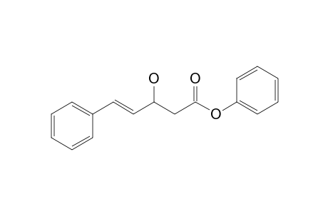 Phenyl (E)-3-hydroxy-5-phenylpent-4-enoate