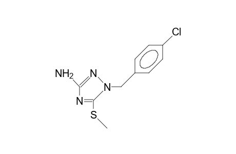 5-AMINO-2-(PARA-CHLOROBENZYL)-3-METHYLTHIO-1,2,4-TRIAZOLE