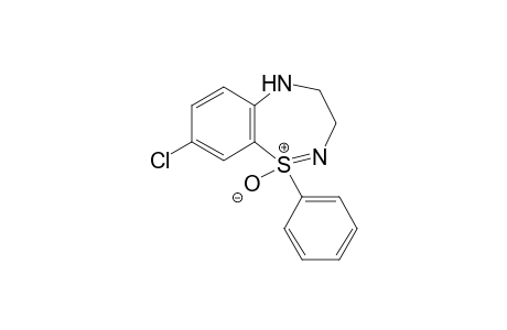 8-chloro-4,5-dihydro-1-phenyl-1H,3H-1,2,5-benzothiadiazepine, 1-oxide