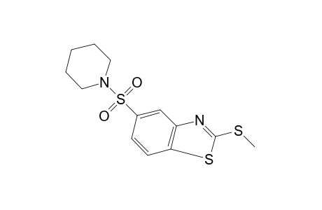 2-(methylthio)-5-(piperidinosulfonyl)benzothiazole