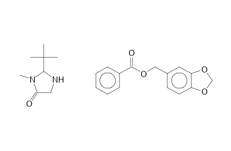 BENZOIC ACID, BENZO[1,3]DIOXOL-5-YL-(2-tert-BUTYL-1-METHYL-5-OXO-IMIDAZOLIDIN-4-YL)METHYL ESTER