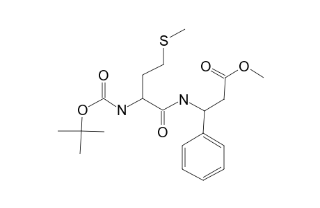 3-(2-Tert-butoxycarbonylamino-4-methylsulfanyl-butyrylamino)-3-phenyl-propionic acid, methyl ester