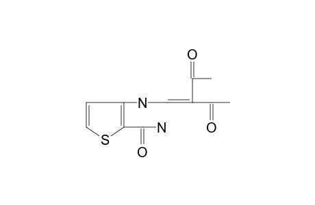 3-[(2-acetyl-3-oxo-1-butenyl)amino]-2-thiophenecarboxamide