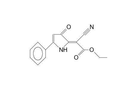 (Z)-2-CYANO-2-(4-OXO-2-PHENYL-2-PYRROLIN-5-YLIDEN)-ETHYLACETATE