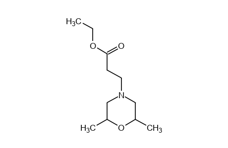 2,6-dimethyl-4-morpholinepropionic acid, ethyl ester