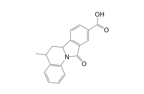 5-Methyl-11-oxo-5,6,6a,11-tetrahydro-isoindolo[2,1-a]quinoline-9-carboxylic acid