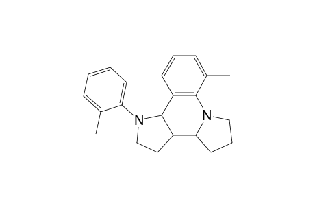 8-METHYL-1-O-TOLYL-2,3,3A,3B,4,5,6,11B-OCTAHYDRO-1H-DIPYRROLO-[1,2-A:3',2'-C]-QUINOLINE;MAJOR