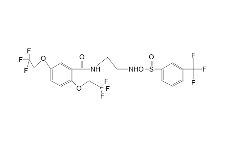 2,5-BIS(2,2,2-TRIFLUOROETHOXY)-N-[2-(alpha,alpha,alpha-TRIFLUOROMETANILAMIDO)ETHYL]BENZAMIDE