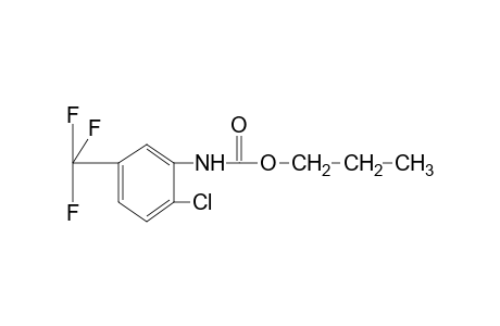 2-chloro-5-(trifluoromethyl)carbanilic acid, propyl ester