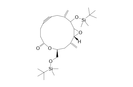 (1R,4S)-13-[(t-Butyl)dimethylsilyloxy]-4-{[(t-butyl)dimethylsilyloxy]methyl}-2,12-dimethylene-5,15-dioxabicyclo[12.1.0]pentadec-9-yn-6-one