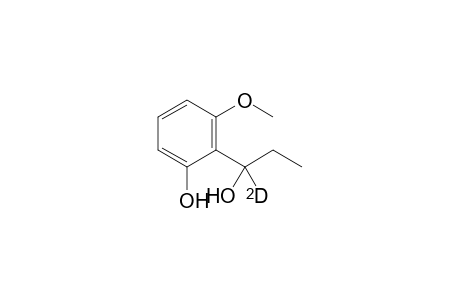 .alpha.-Deuterium-.alpha.-ethyl-2-hydroxy-6-methoxybenzenemethanol