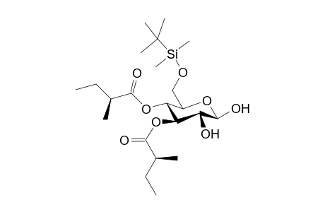 3,4-di-o-[(2S)-2-Methylbutyroyl]-6-o-tert-butyldimethylsilyl-D-glucopyranose