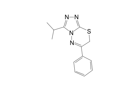 3-Isopropyl-6-phenyl-7H-[1,2,4]triazolo[3,4-B][1,3,4]thiadiazine