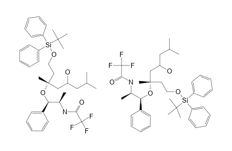 (3R,5RS,1'S,2'S)-1-TERT.-BUTYLDIPHENYLSILOXY-3,7-DIMETHYL-3-(1'-PHENYL-2'-TRIFLUOROACETAMIDO-1'-PROPOXY)-5-OCTANOL